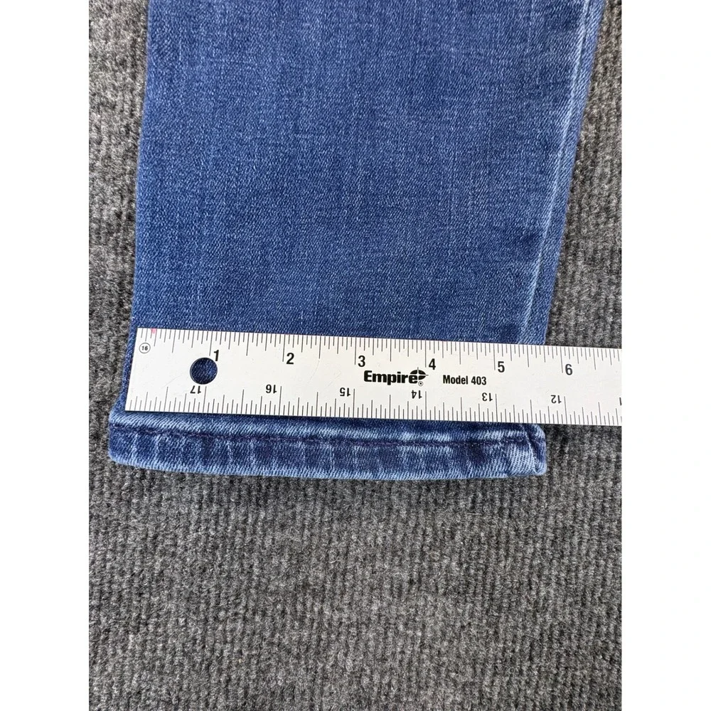 JJill Denim Authentic Fit Slim Ankle Jeans Women 6 Medium Wash Blue Tapered Leg